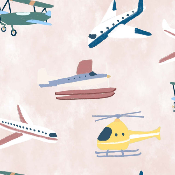 Draft Planes Pink, Roll Vinyl Wallcoverings | Coordonné