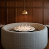 Stingray City - Flannel Upholstered Banquette | Architectural Fabrics