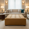 Peter Island - Elm Upholstered Ottoman | Architectural Fabrics