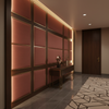 Triangle Reef - Rhubarb Upholstered Wall Panel | Architectural Fabrics