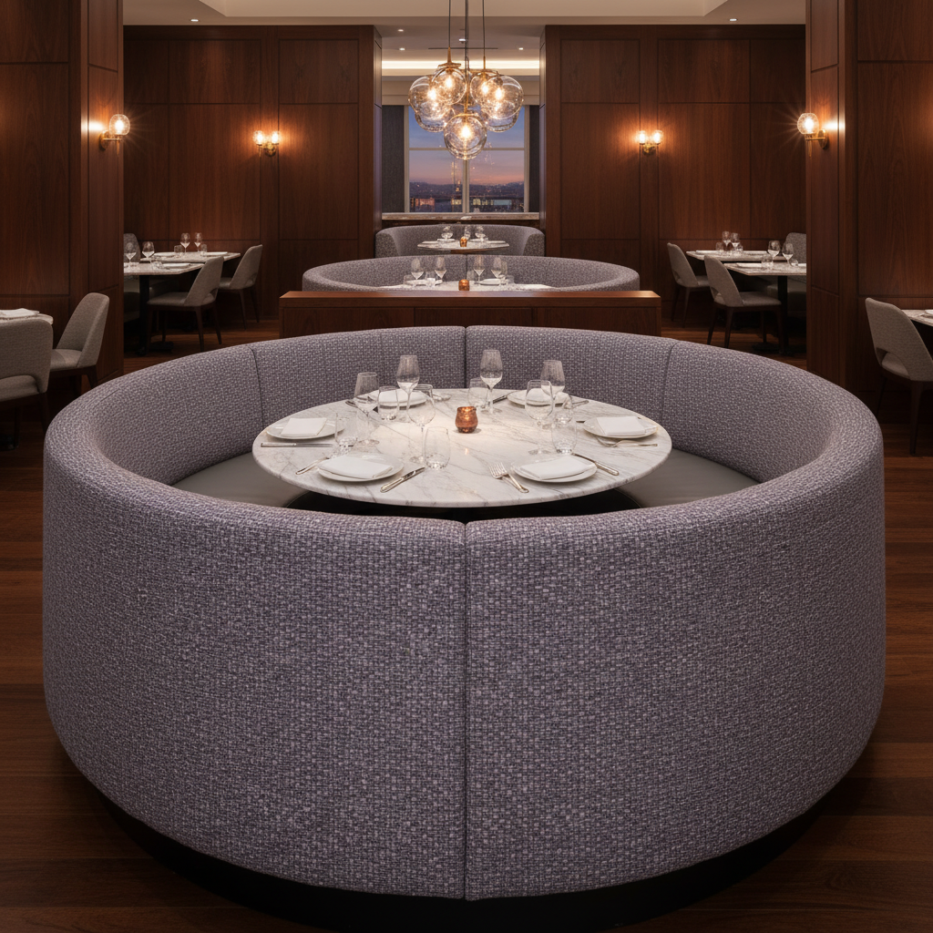 Bellevue - Bellevue Tekloom Performance Upholstered Banquette | Architectural Fabrics