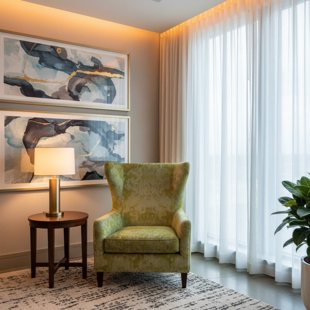 Bedford Zest Upholstered Chair | Architectural Fabrics