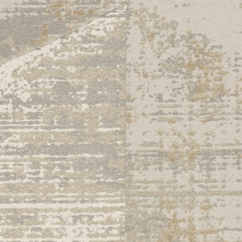 Geo Effect Beige Wallcovering | AS Creation