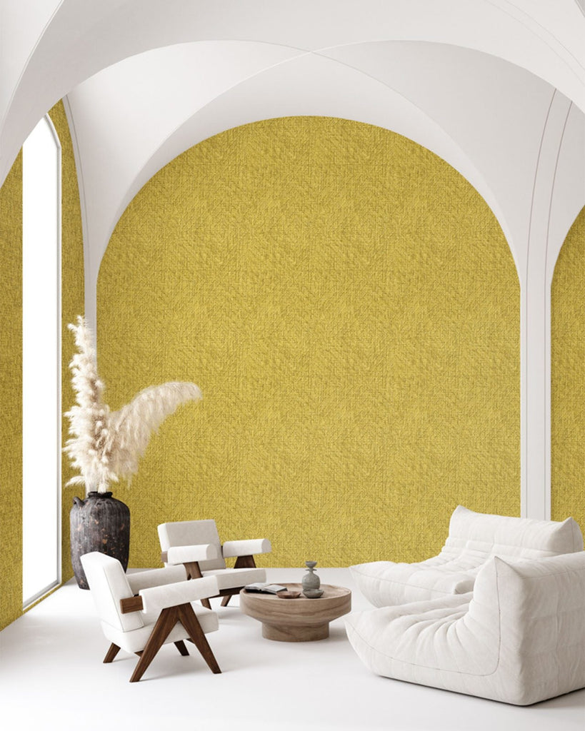 Diamond Weave Yellow, Roll