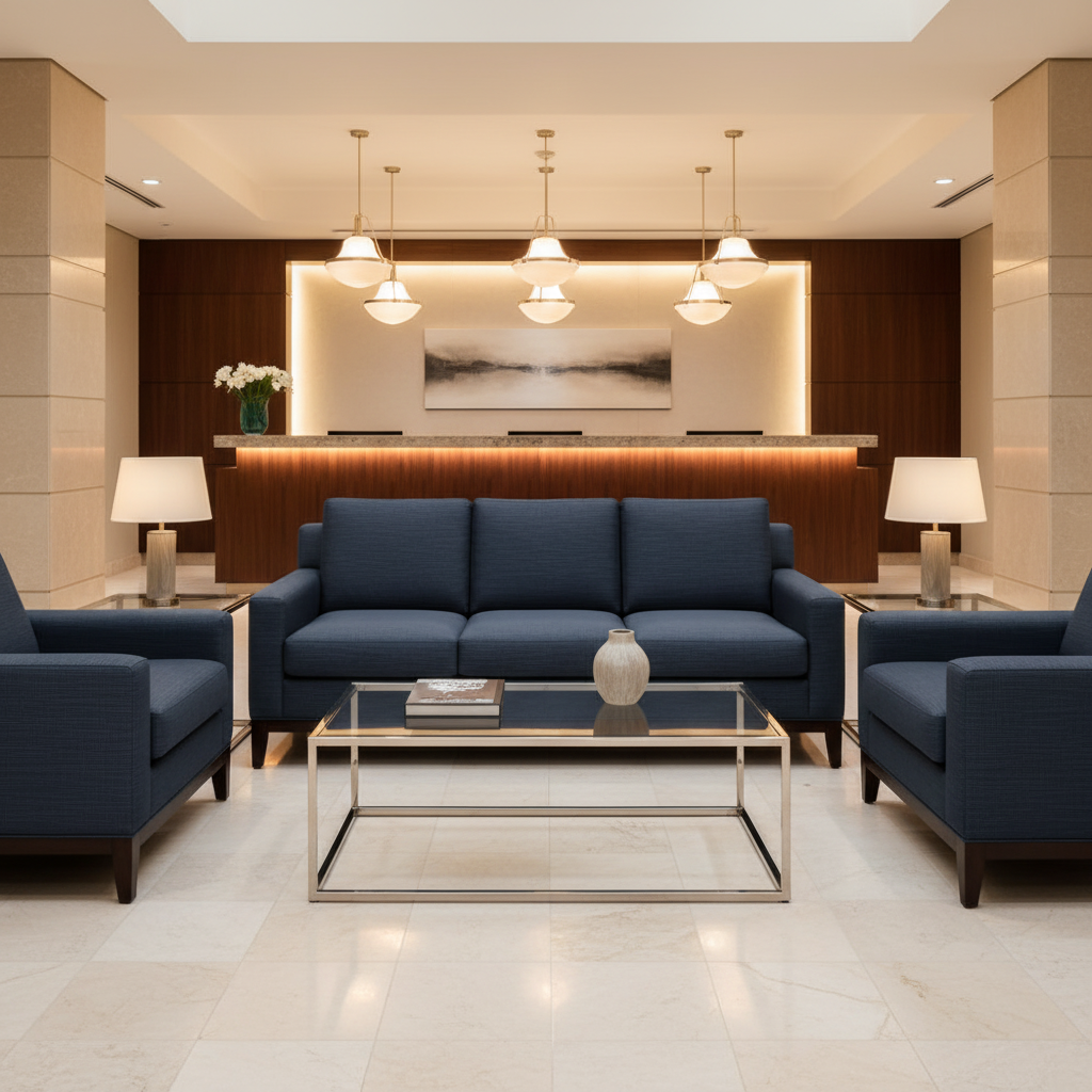 Aspect - Midnight Weave Performance Polyurethane Upholstered Sofa | Architectural Fabrics