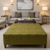 Waterfall Bay - Matcha Upholstered Ottoman | Architectural Fabrics