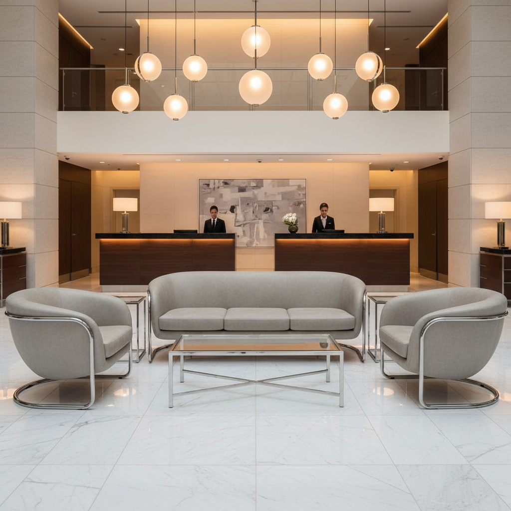 Punch Bowl - Aluminum Upholstered Sofa | Architectural Fabrics