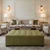 Thatch Cay - Pasture Upholstered Ottoman | Architectural Fabrics