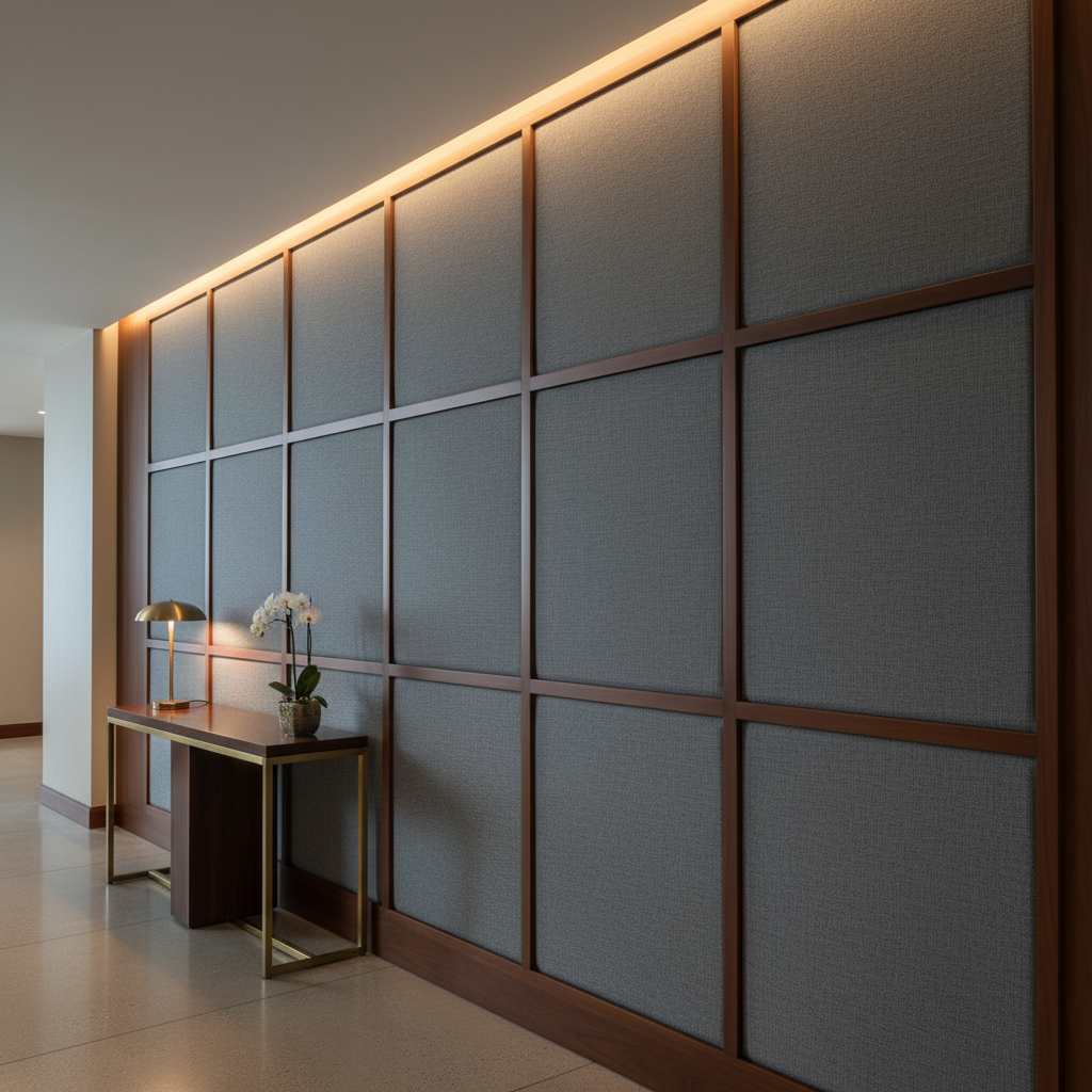 Rainbow Reef - Harbor Upholstered Wall Panel | Architectural Fabrics