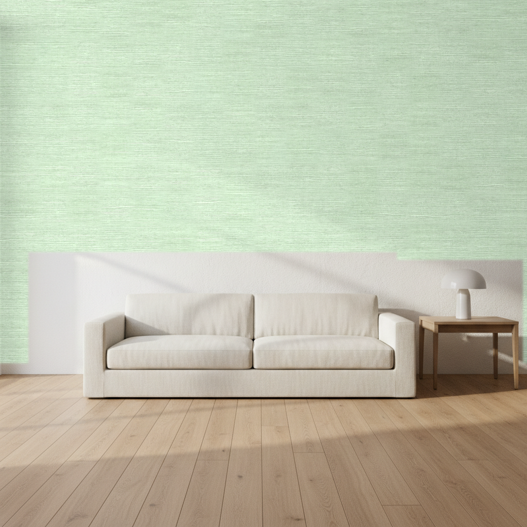 Nantucket Grasscloth Paladian Blue Wallcovering | Phillipe Romano room setting
