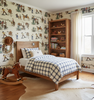 The Original Yeeha 1950's Cowboy Retro | Architectural Wallcoverings - Boys Bedroom Room Setting