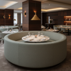 Peter Island - Gull Upholstered Banquette | Architectural Fabrics