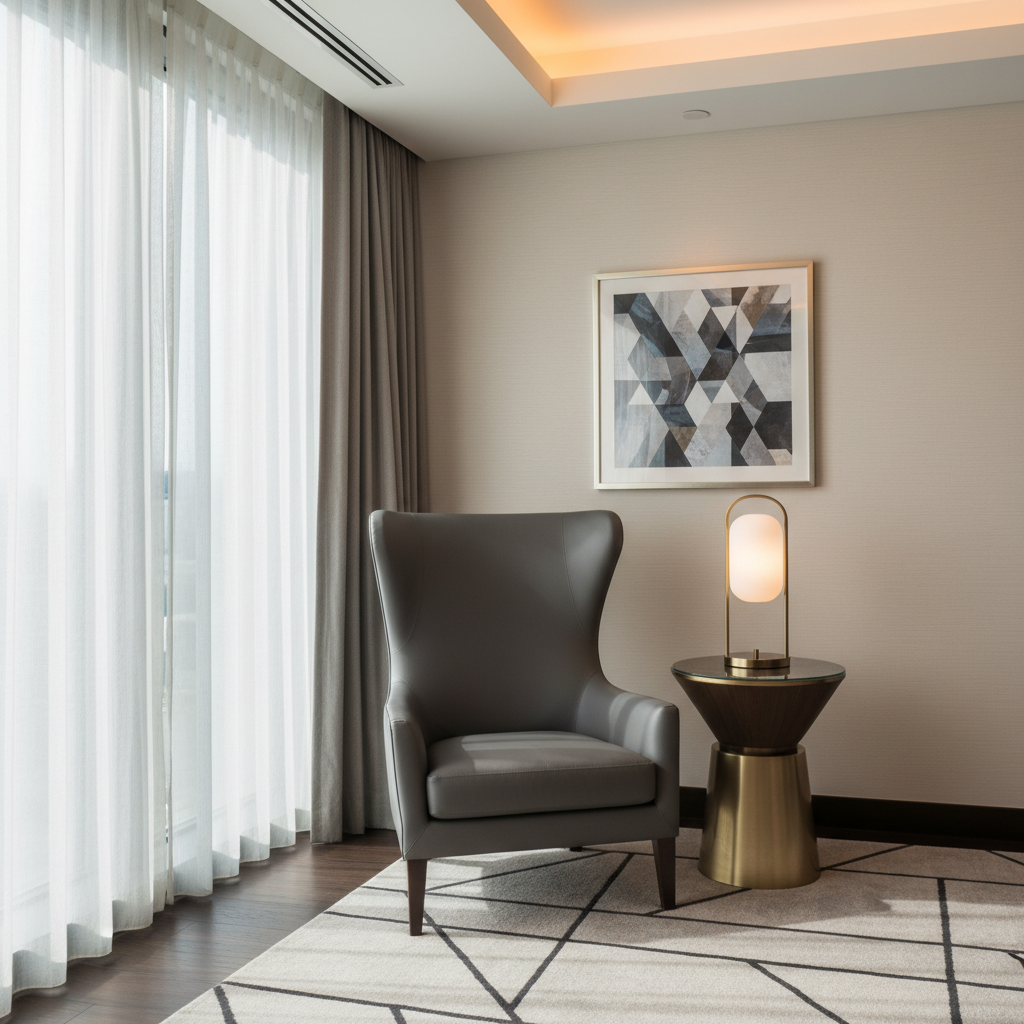 Clarksville Shale Upholstered Chair | Architectural Fabrics