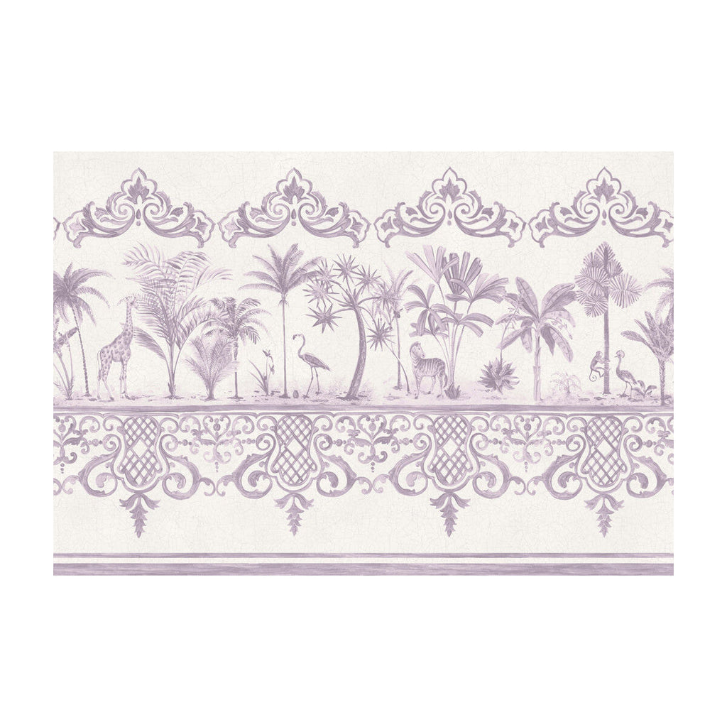 Rou Border - Dove Ivory By Cole & Son |  |Animal/Insects Borders Wallcovering Print