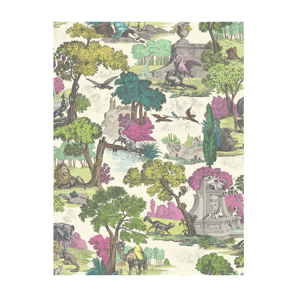 Versailles Grand - Pink  By Cole & Son |  | Toile Wallcovering Print