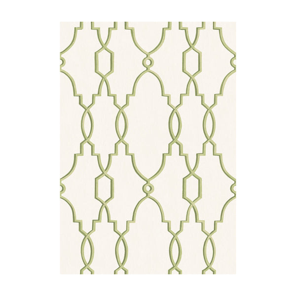 Parterre - Leaf Green Ivory By Cole & Son |  | Modern Wallcovering Print