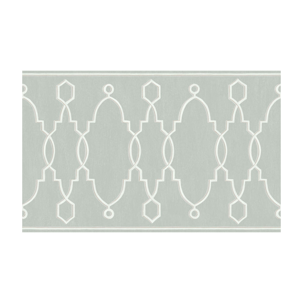 Parterre Border - French Grey Light Grey By Cole & Son |  | Borders Wallcovering Print