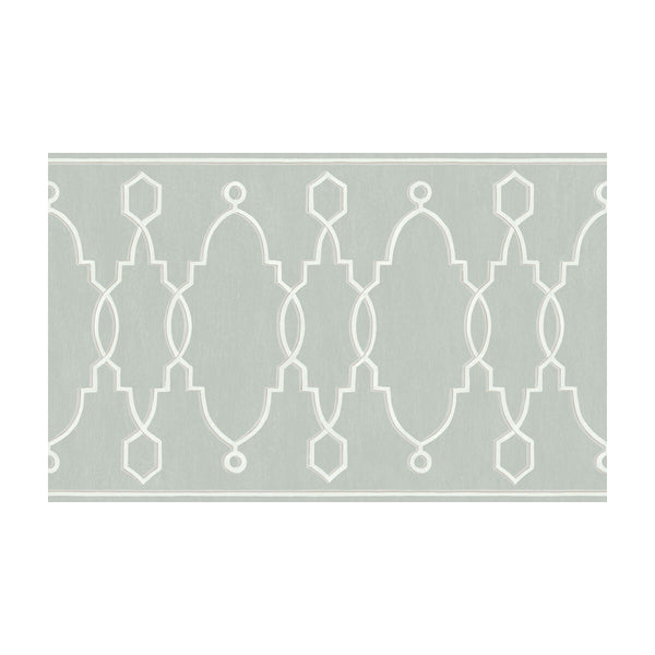 Parterre Border - French Grey Light Grey By Cole & Son |  | Borders Wallcovering Print