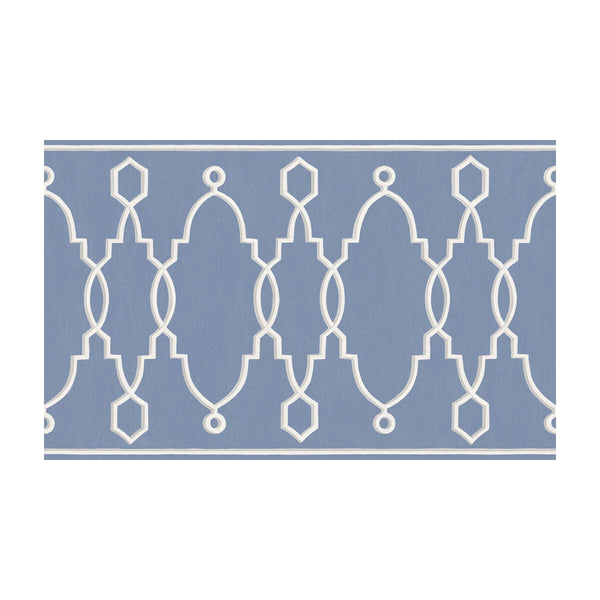 Parterre Border - Cobalt Blue Blue By Cole & Son |  | Borders Wallcovering Print