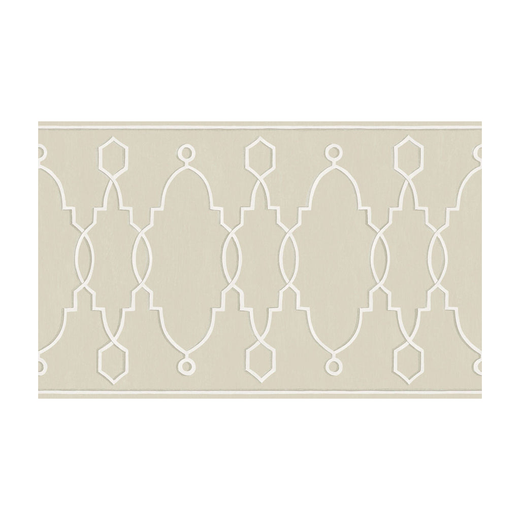Parterre Border - Stone Beige By Cole & Son |  | Borders Wallcovering Print