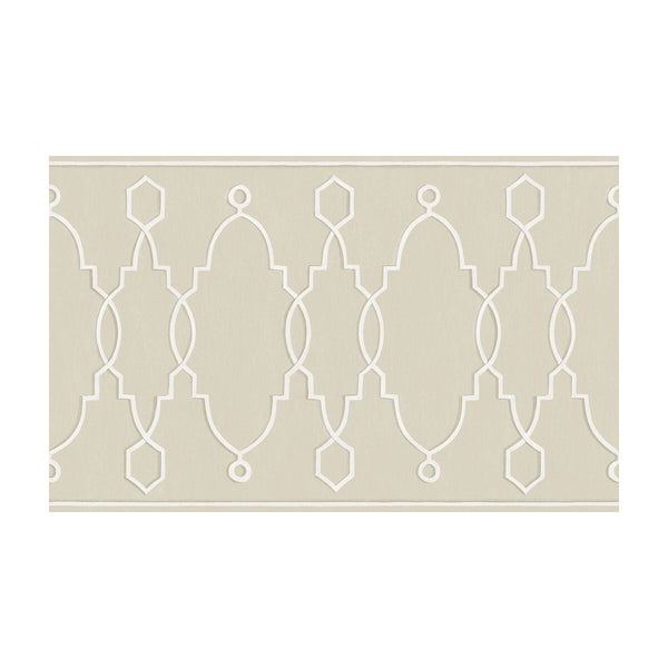 Parterre Border - Stone Beige By Cole & Son |  | Borders Wallcovering Print