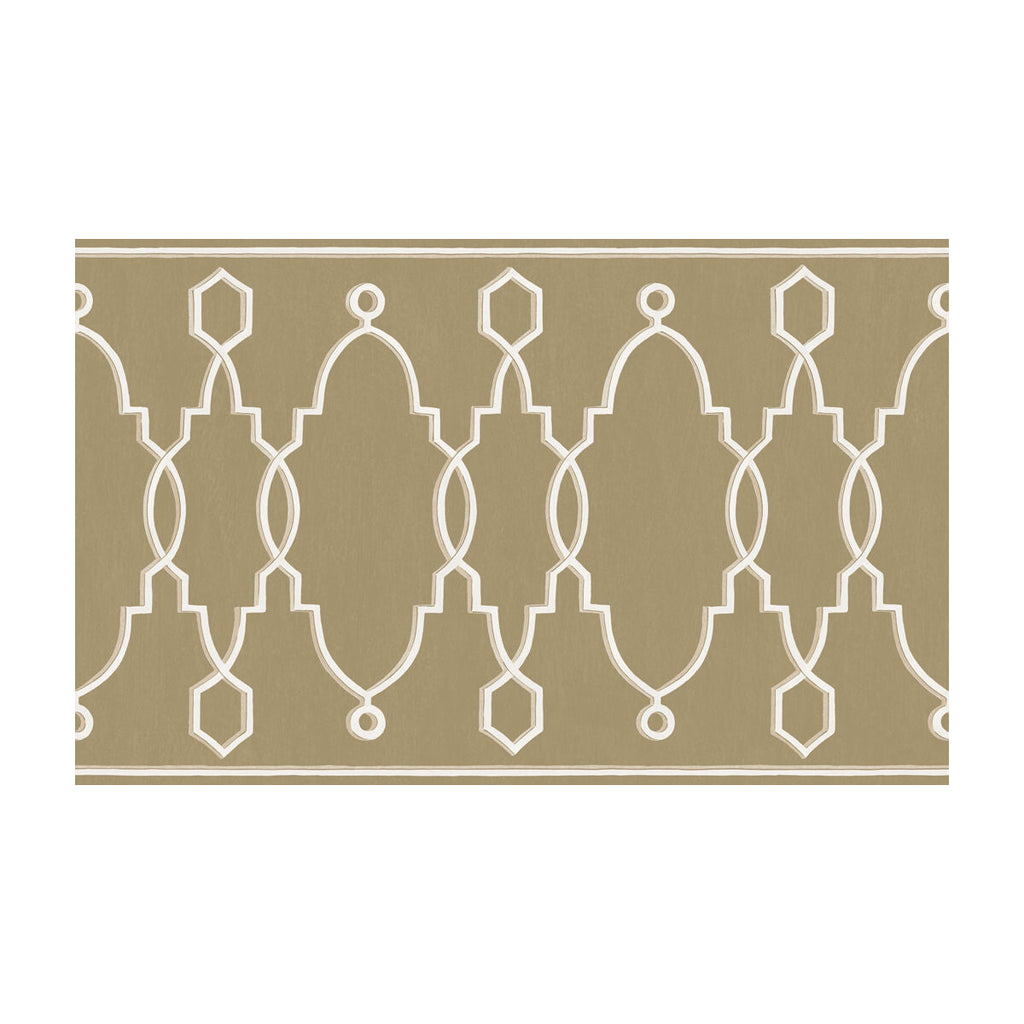 Parterre Border - Gold Gold By Cole & Son |  | Borders Wallcovering Print