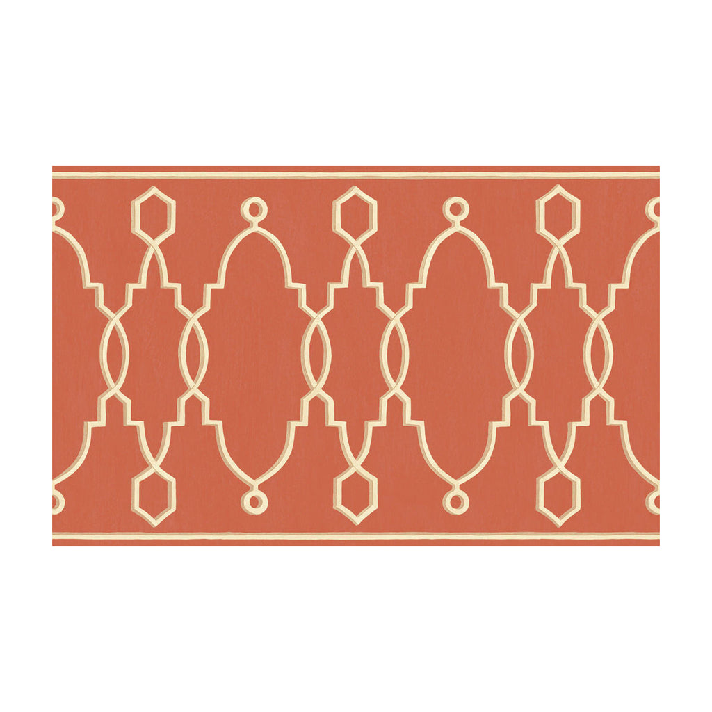 Parterre Border - Red Rust By Cole & Son |  | Borders Wallcovering Print