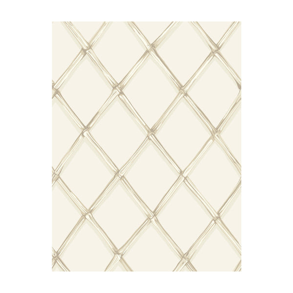 Bagatelle - Ivory Ivory By Cole & Son |  |Diamond Geometric Wallcovering Print