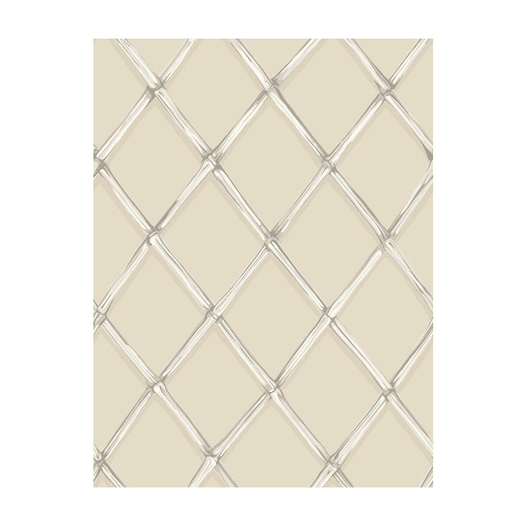 Bagatelle - Stone Beige By Cole & Son |  |Diamond Geometric Wallcovering Print