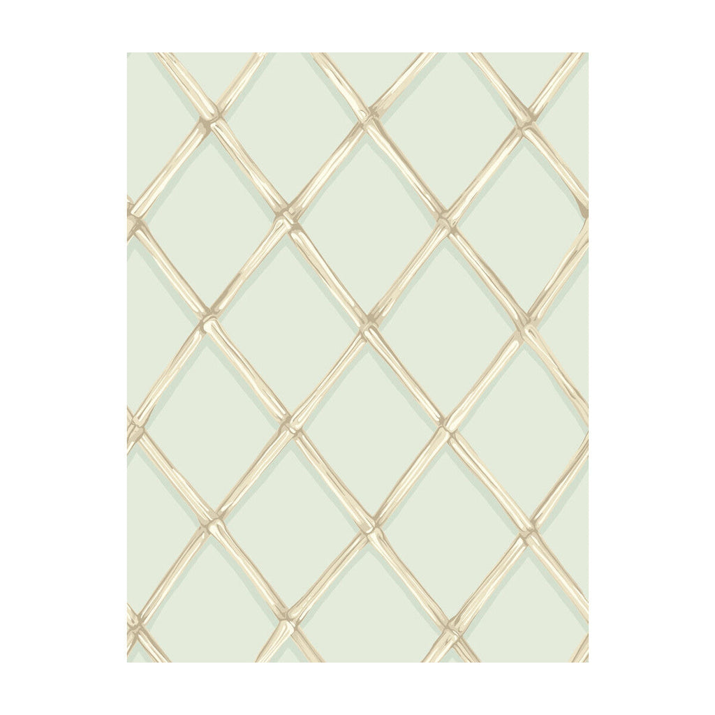 Bagatelle - Duck Egg Light Blue By Cole & Son |  |Diamond Geometric Wallcovering Print