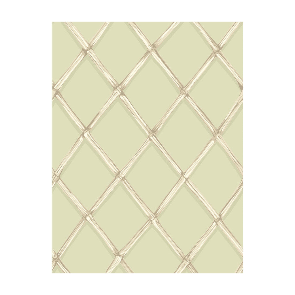 Bagatelle - Olive Olive Green By Cole & Son |  |Diamond Geometric Wallcovering Print
