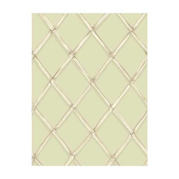 Bagatelle - Olive Olive Green By Cole & Son |  |Diamond Geometric Wallcovering Print