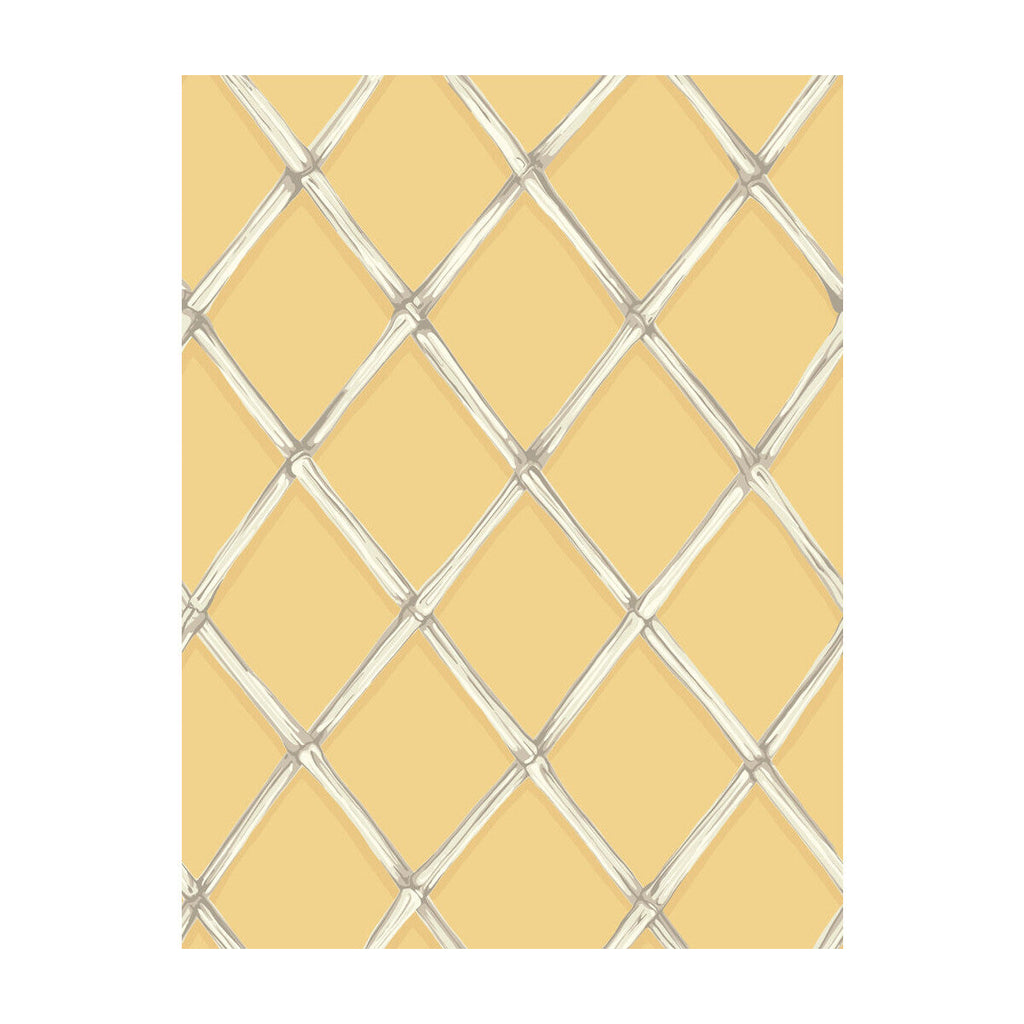 Bagatelle - Yellow Yellow By Cole & Son |  |Diamond Geometric Wallcovering Print