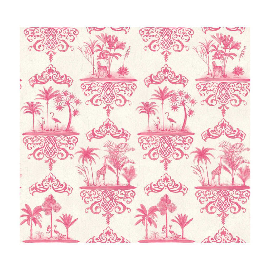 Rousseau - Rose Pink Ivory By Cole & Son |  | Toile Wallcovering Print