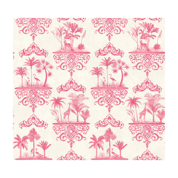 Rousseau - Rose Pink Ivory By Cole & Son |  | Toile Wallcovering Print