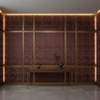 Turf Bay - Wine Upholstered Wall Panel | Architectural Fabrics