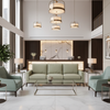 Aire Pebbled - Seafoam Breathable Polyurethane Upholstered Sofa | Architectural Fabrics