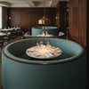 Nassau - Azure Upholstered Banquette | Architectural Fabrics