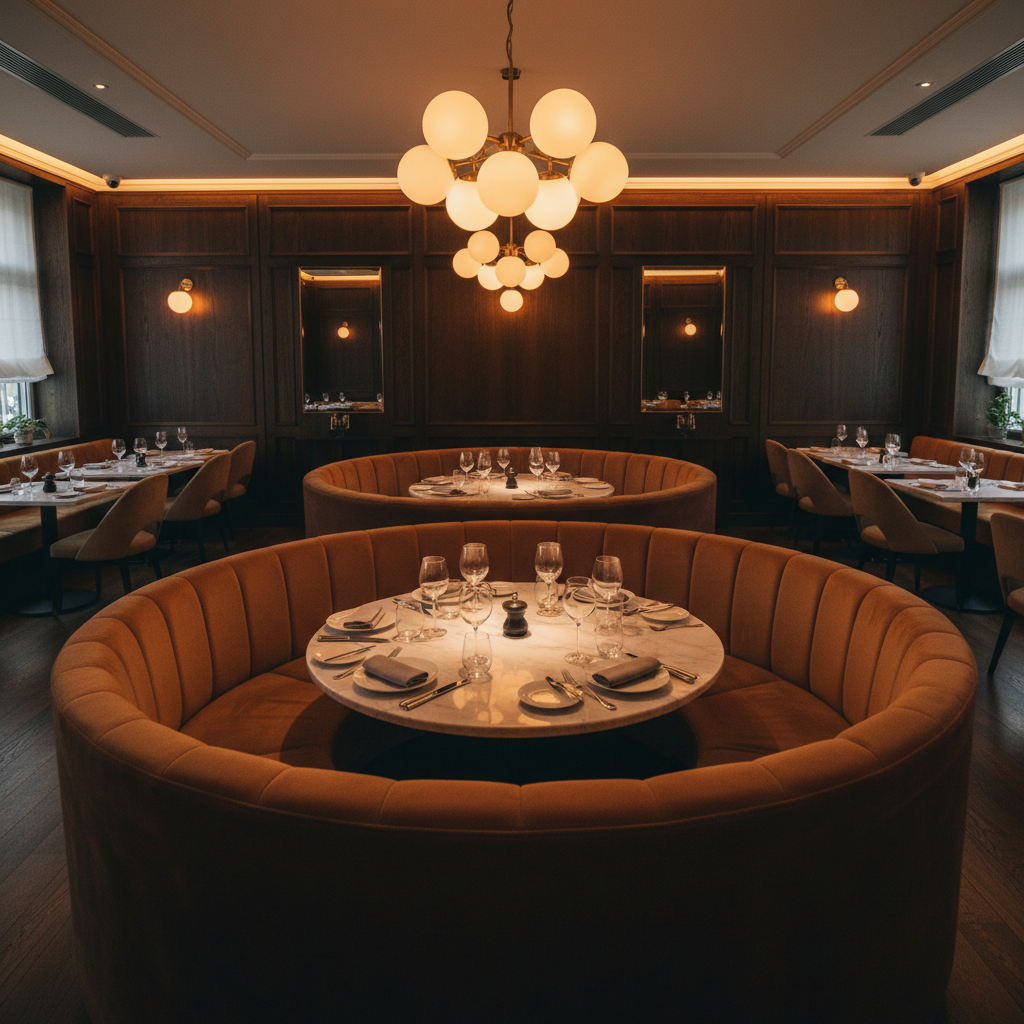 Front Royal Java Upholstered Banquette | Architectural Fabrics