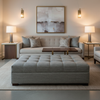 Tumble Reef - Flint Upholstered Ottoman | Architectural Fabrics