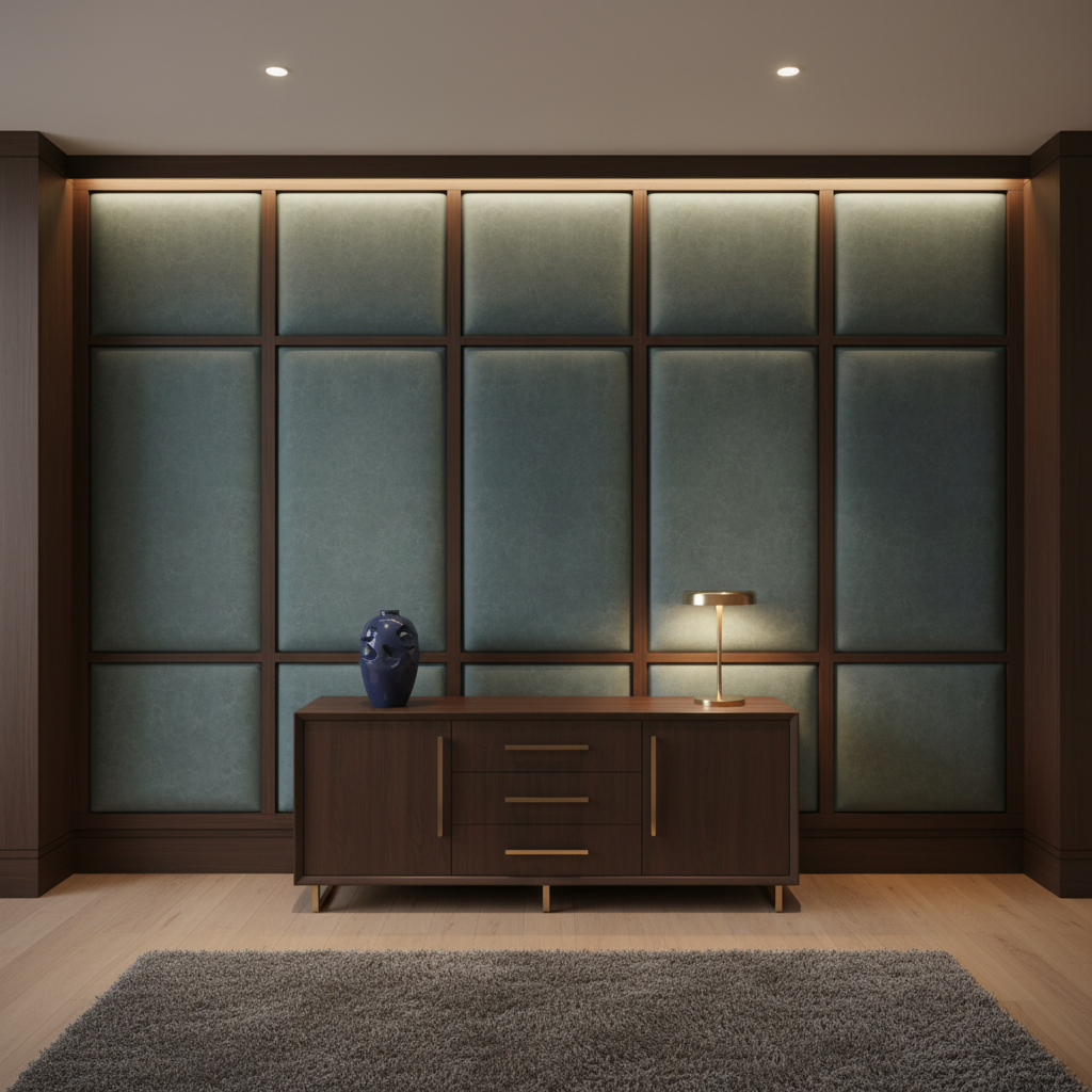 Kralendijk - Stream Upholstered Wall Panel | Architectural Fabrics