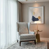 Turks Landing - Iron Upholstered Chair | Architectural Fabrics