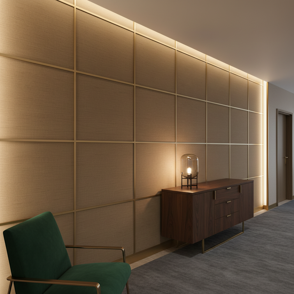Linen Island - Tonic Upholstered Wall Panel | Architectural Fabrics