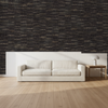 Nantucket Grasscloth Midnight Wallcovering | Phillipe Romano room setting
