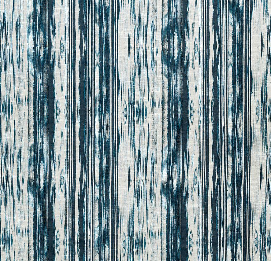 DWCY-900185 Nina Campbell Fabric Indigo designer-wallcoverings-los-angeles