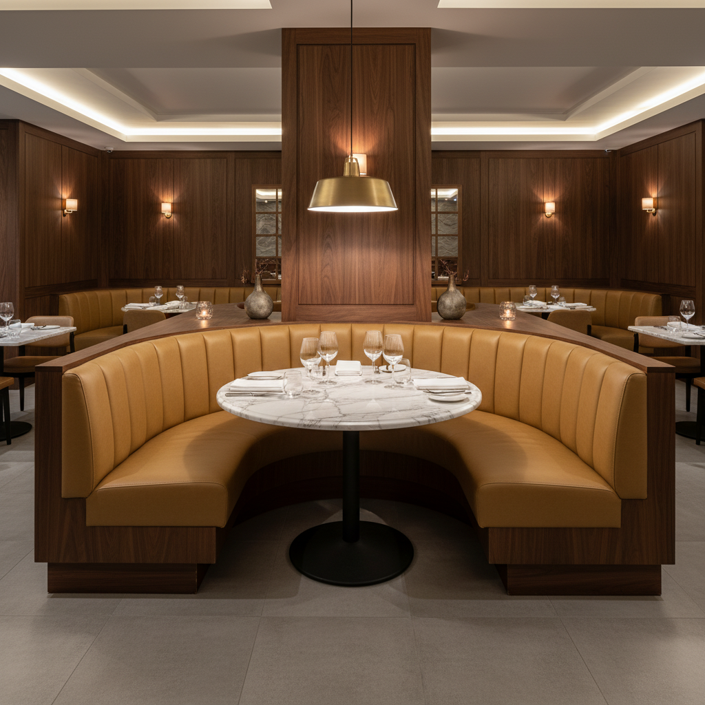 Arcadia - Arcadia Performance Vinyl Upholstered Banquette | Architectural Fabrics