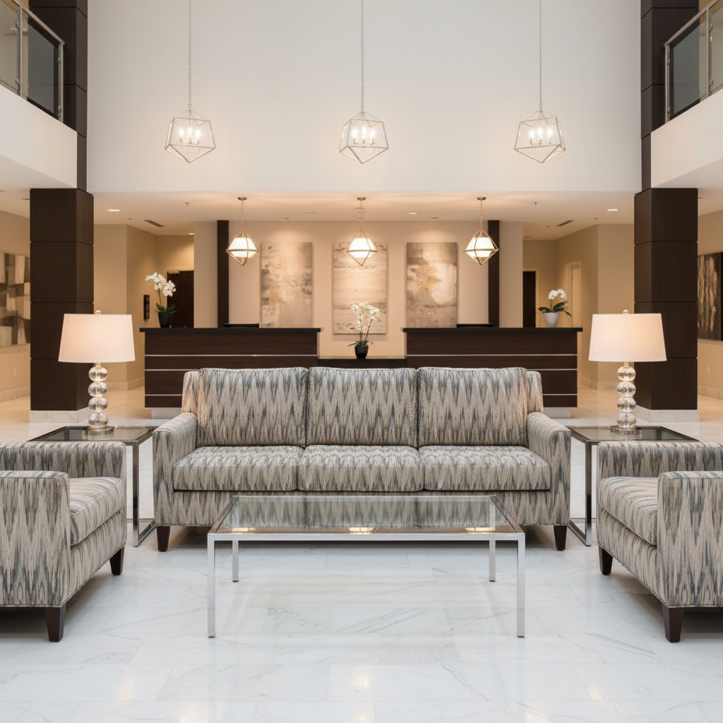 Apache - Horizon Haze Silicone Hybrid Upholstered Sofa | Architectural Fabrics