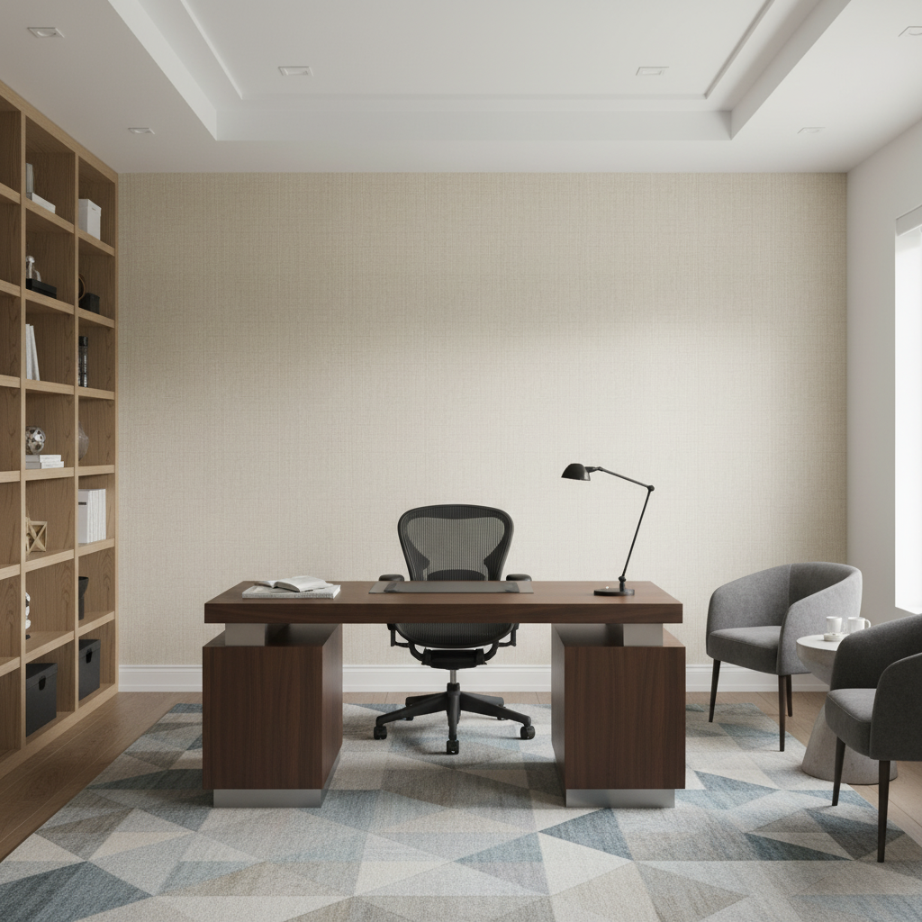 Barnard Type II Vinyl | Hollywood Wallcoverings - Corporate Office commercial room setting