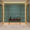 Fine Pebble Grain Seafoam Green Upholstered Wall Panel | Architectural Fabrics