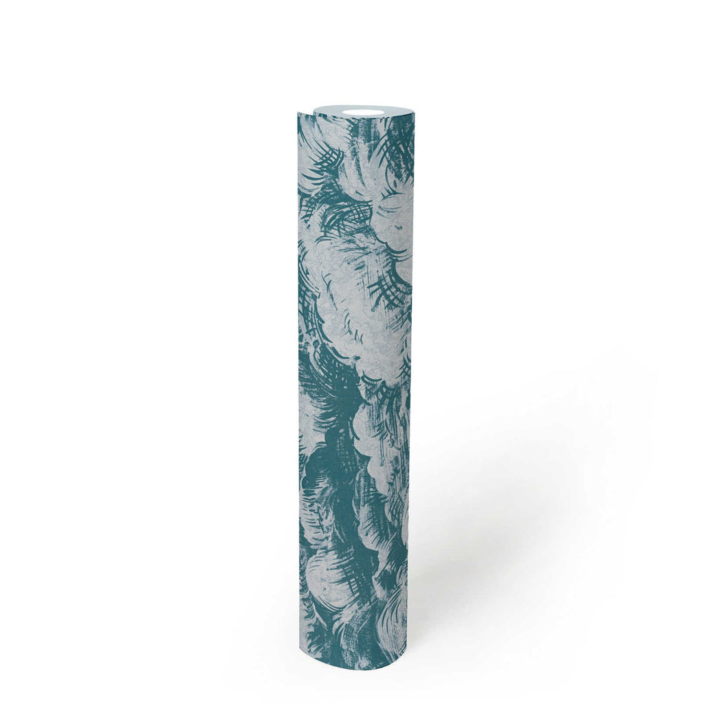 Jungle Chic Teal Wallcovering | AS Creation